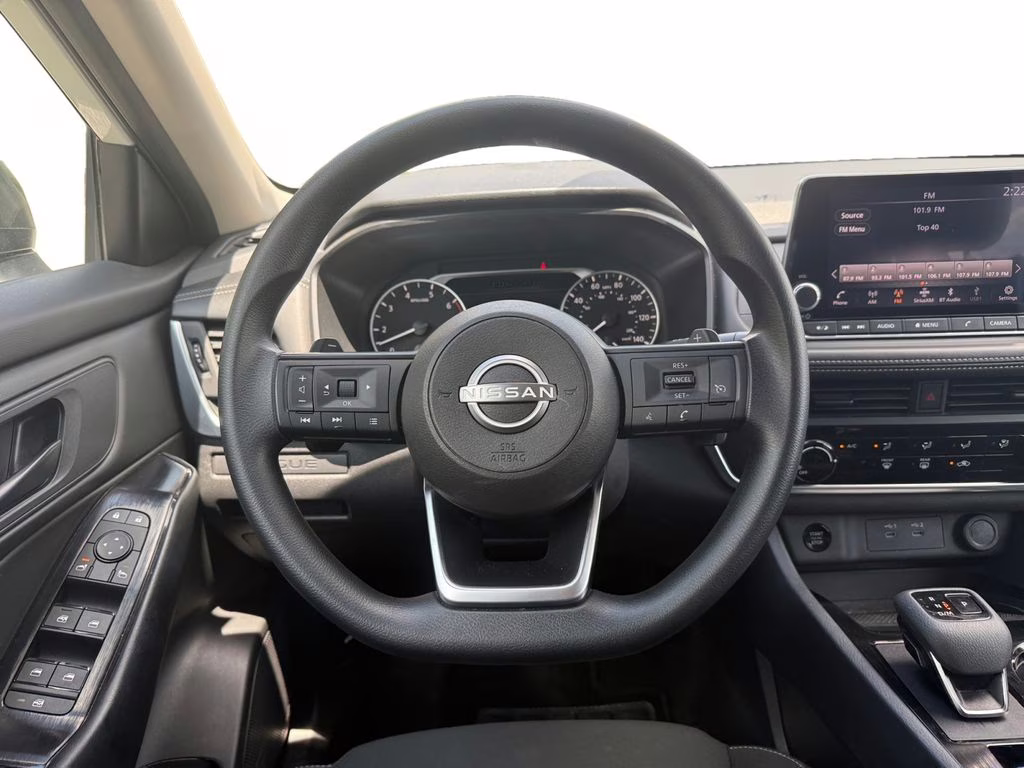 2024 Glacier White Nissan Rogue S FWD SUV