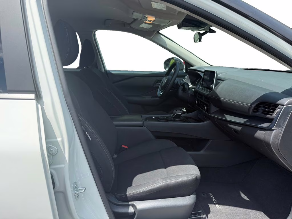 2024 Glacier White Nissan Rogue S FWD SUV