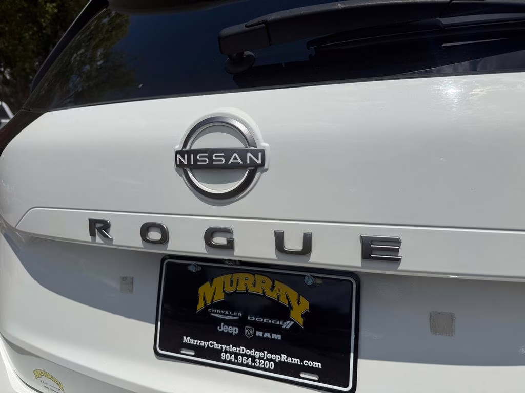 2024 Glacier White Nissan Rogue S FWD SUV