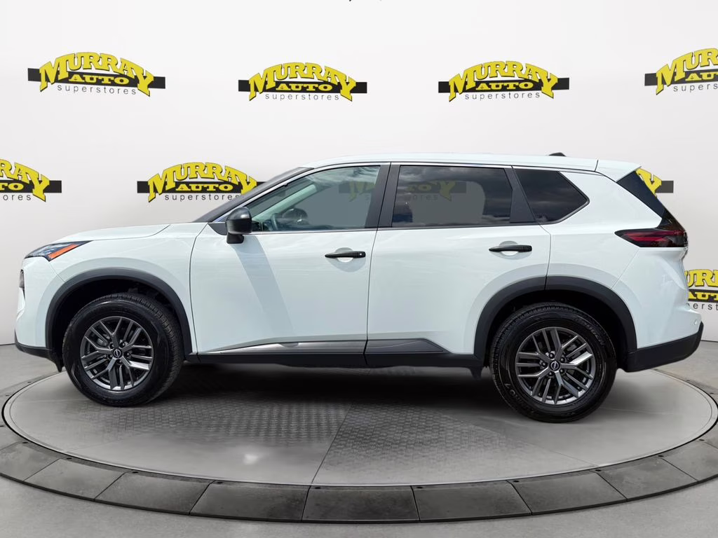 2024 Glacier White Nissan Rogue S FWD SUV