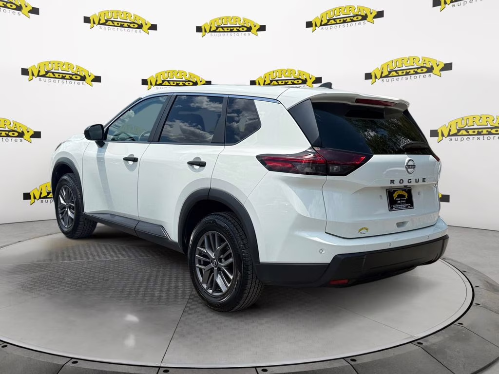 2024 Glacier White Nissan Rogue S FWD SUV