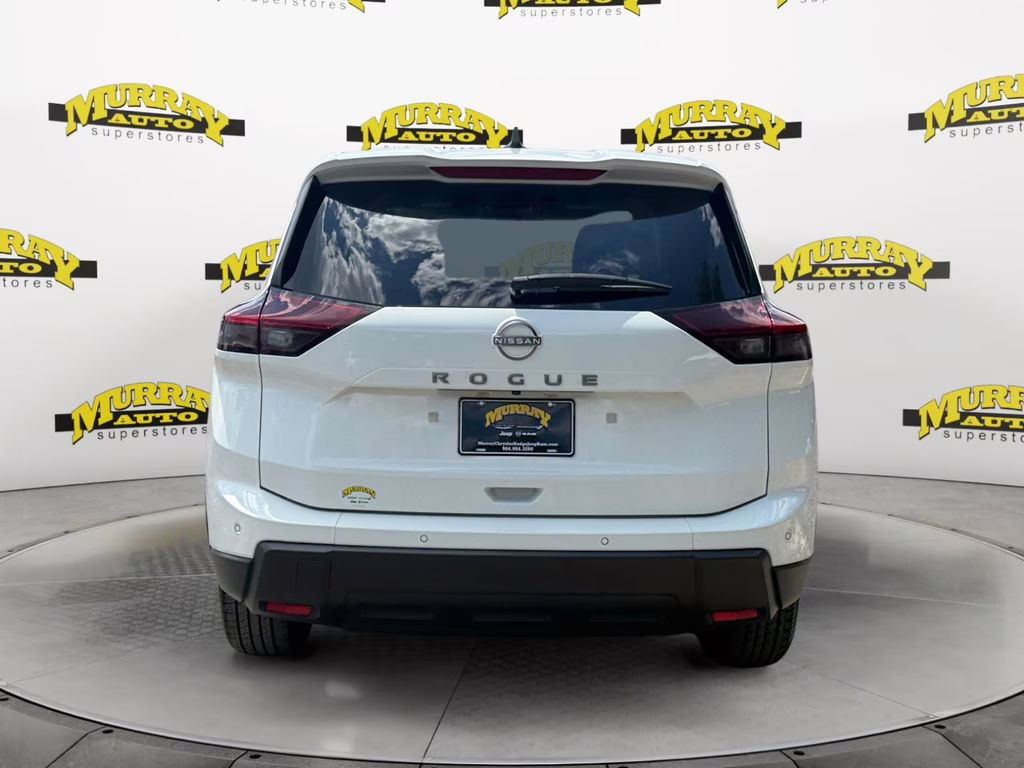 2024 Glacier White Nissan Rogue S FWD SUV
