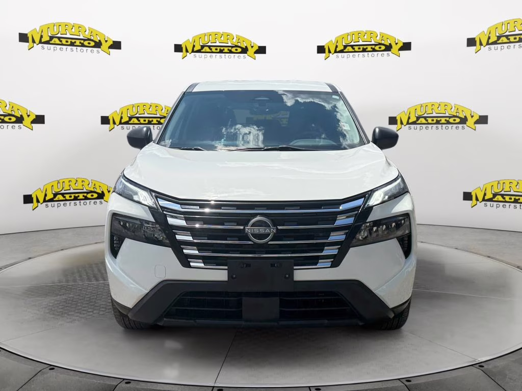 2024 Glacier White Nissan Rogue S FWD SUV