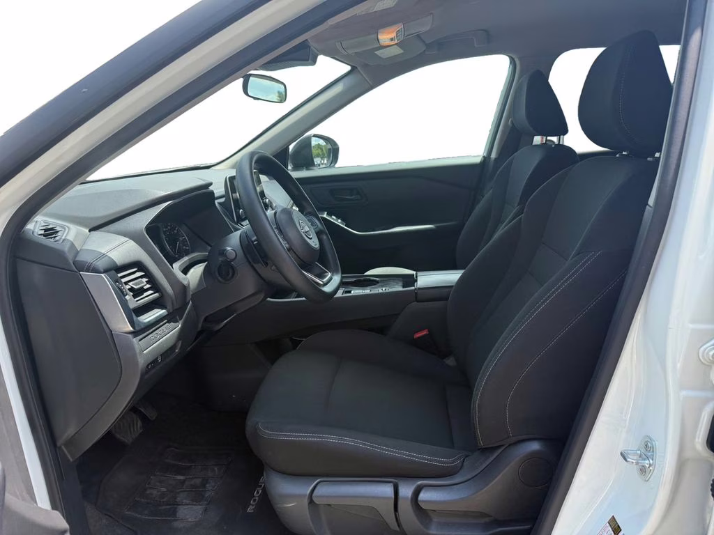 2024 Glacier White Nissan Rogue S FWD SUV