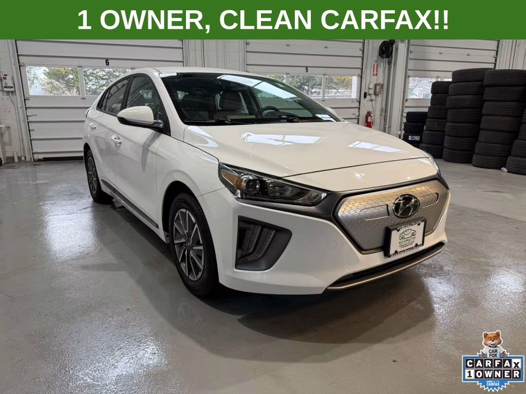 2021 Ceramic White Hyundai Ioniq Electric SE FWD Hatchback