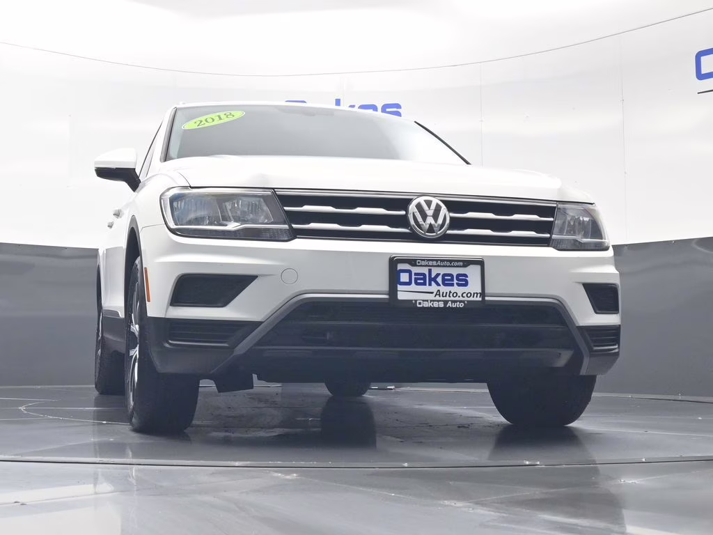 2018 Pure White Volkswagen Tiguan 2.0T SE AWD SUV