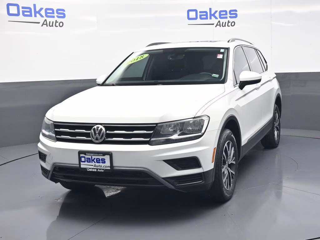 2018 Pure White Volkswagen Tiguan 2.0T SE AWD SUV