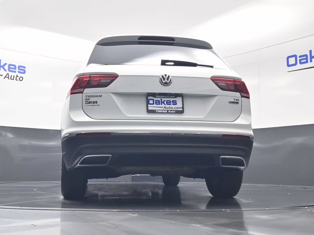 2018 Pure White Volkswagen Tiguan 2.0T SE AWD SUV