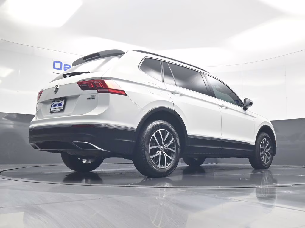 2018 Pure White Volkswagen Tiguan 2.0T SE AWD SUV