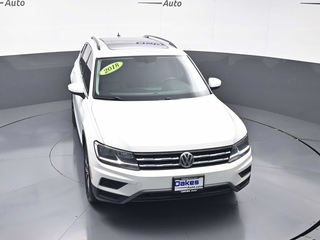 2018 Pure White Volkswagen Tiguan 2.0T SE AWD SUV