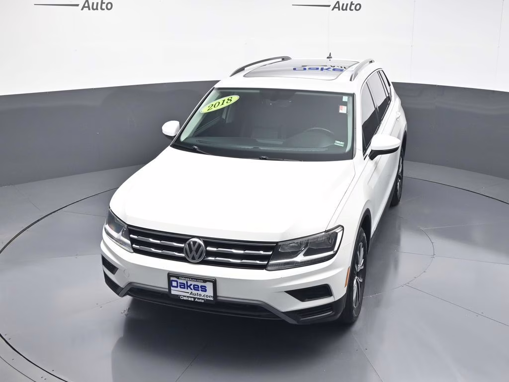 2018 Pure White Volkswagen Tiguan 2.0T SE AWD SUV