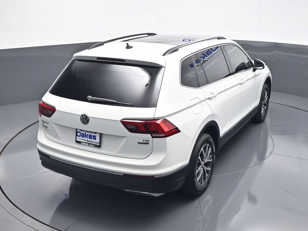 2018 Pure White Volkswagen Tiguan 2.0T SE AWD SUV