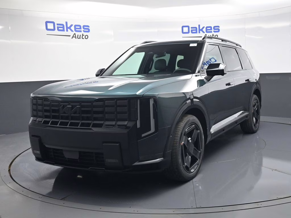 2027 Black Jade Green Kia Telluride Hybrid X-Line SX Prestige AWD SUV