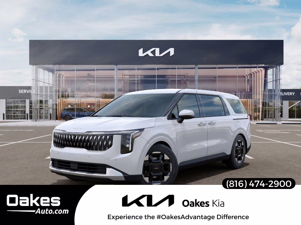 2026 Snow White Pearl Kia Carnival EX FWD Van