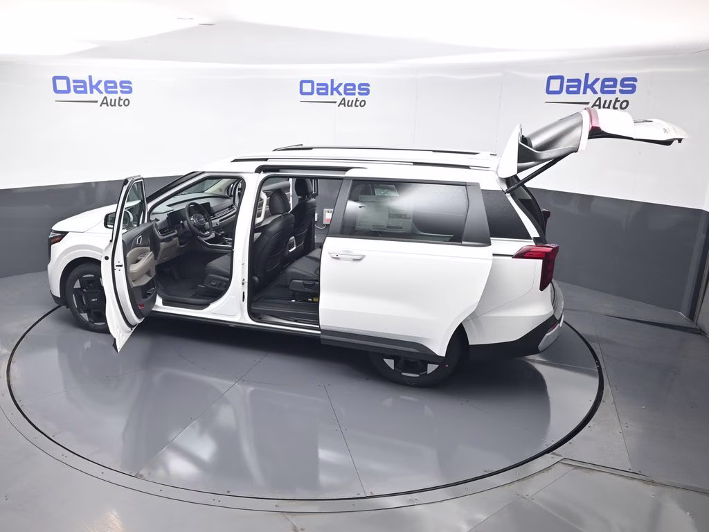 2026 Snow White Pearl Kia Carnival EX FWD Van