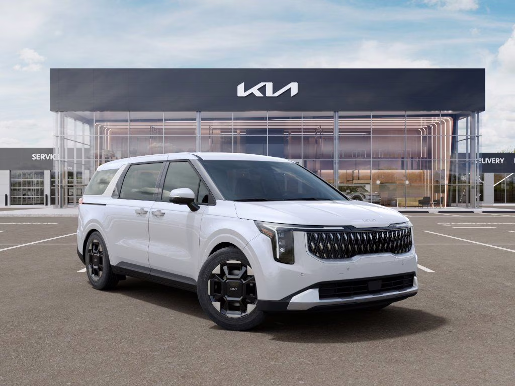 2026 Snow White Pearl Kia Carnival EX FWD Van