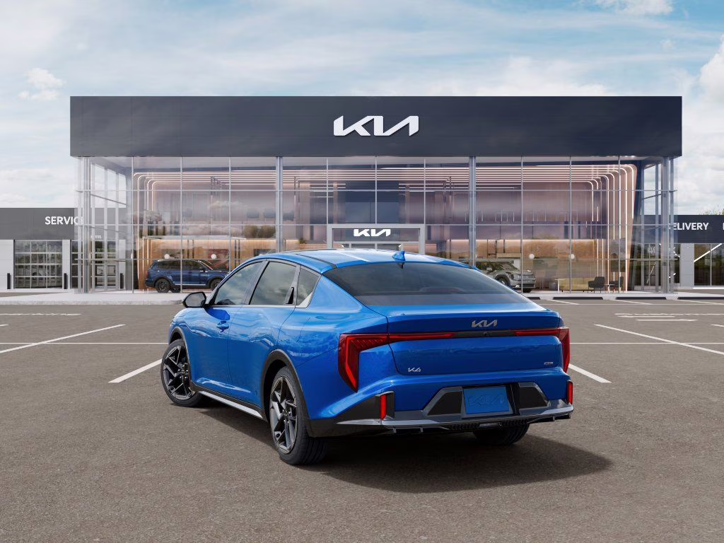2026 Wave Blue Kia K4 GT-Line FWD Sedan