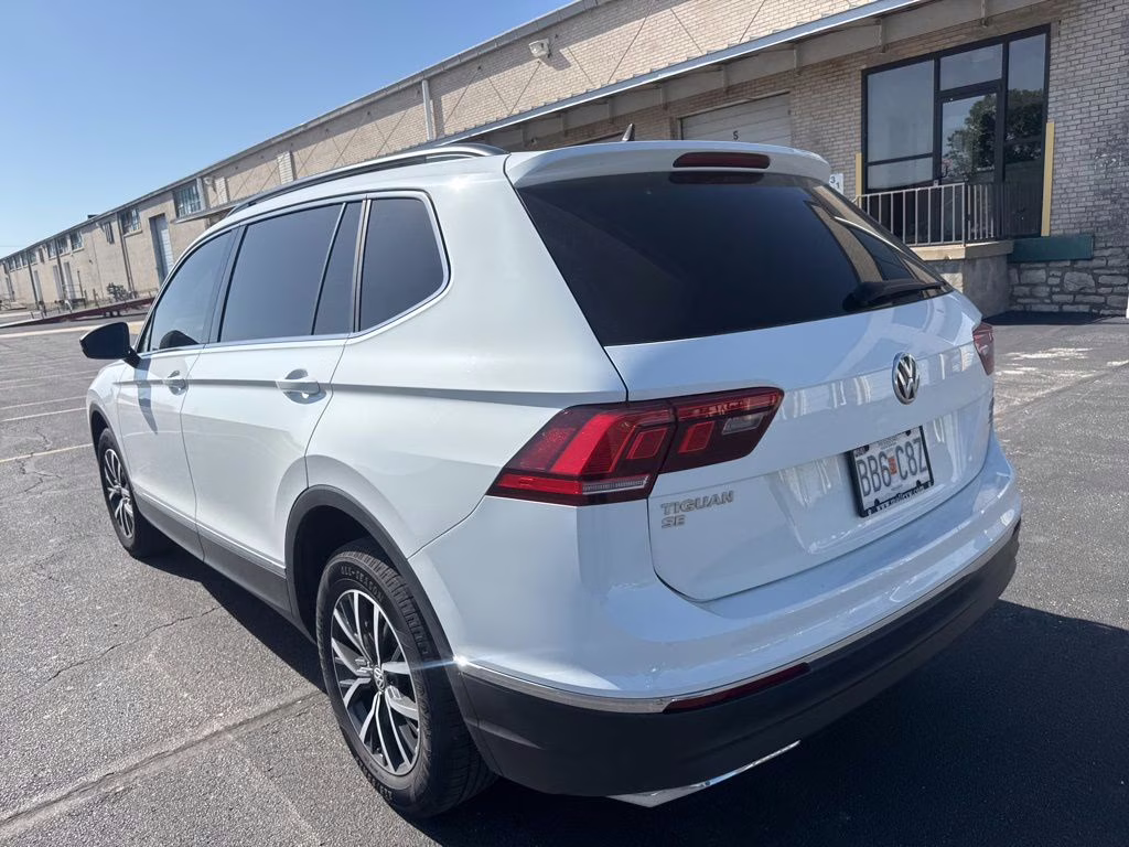 2018 Pure White Volkswagen Tiguan 2.0T SE AWD SUV