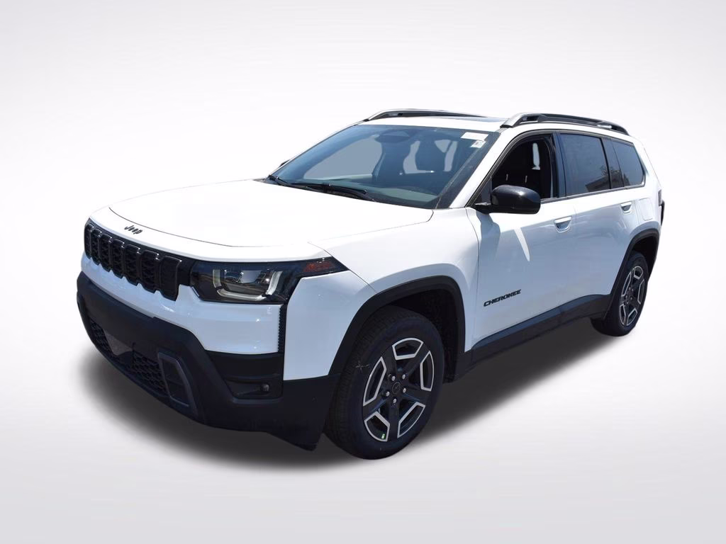 2026 Bright White Clearcoat Jeep Cherokee Limited 4X4 SUV