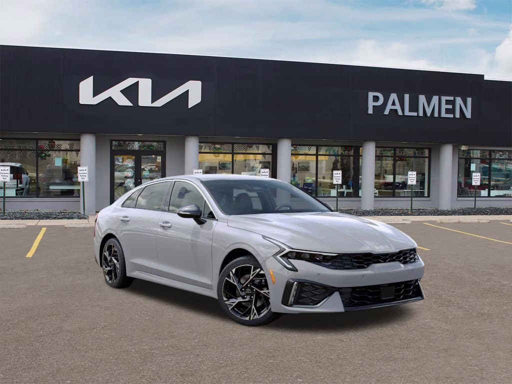 2026 Wolf Gray Kia K5 GT-Line AWD Sedan