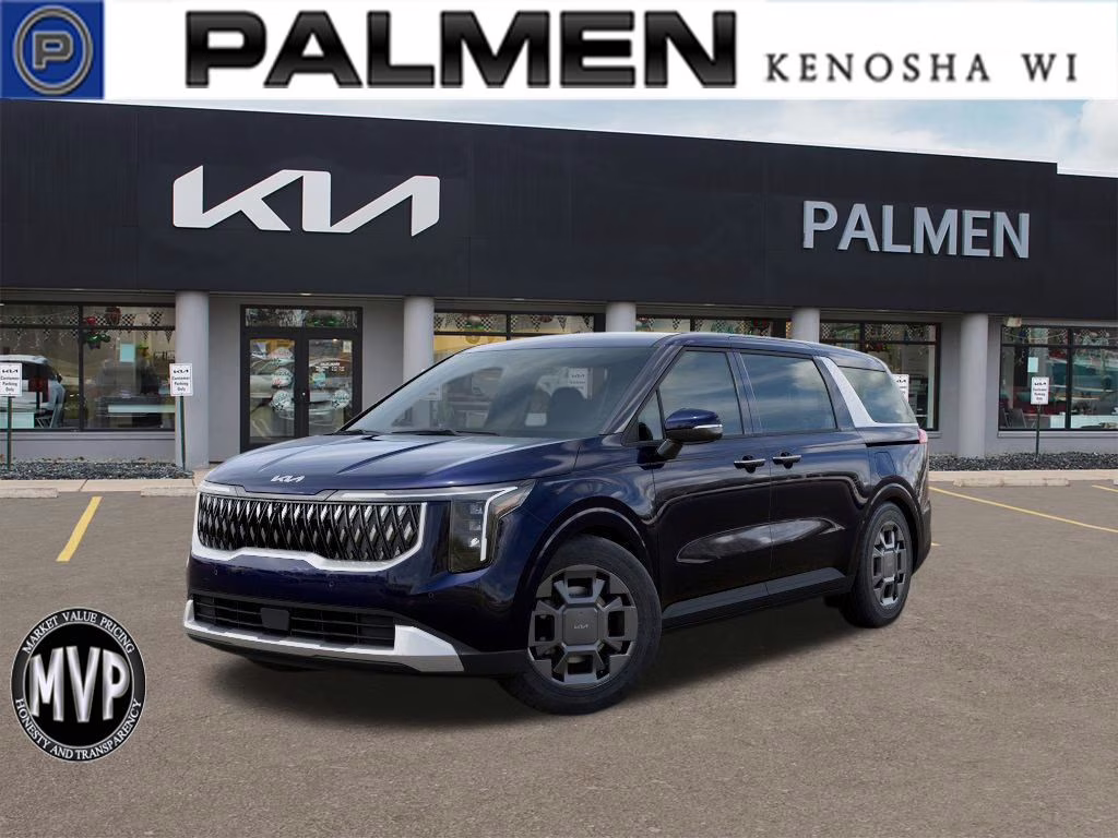 2026 Deep Chroma Blue Kia Carnival Hybrid EX FWD Van