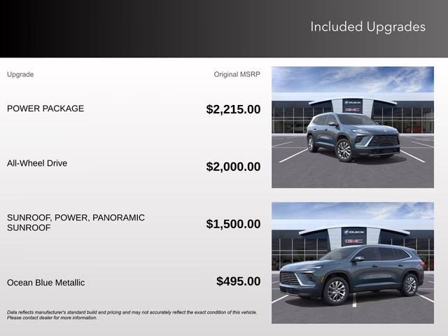 2026 Ocean Blue Metallic Buick Enclave Preferred FWD SUV