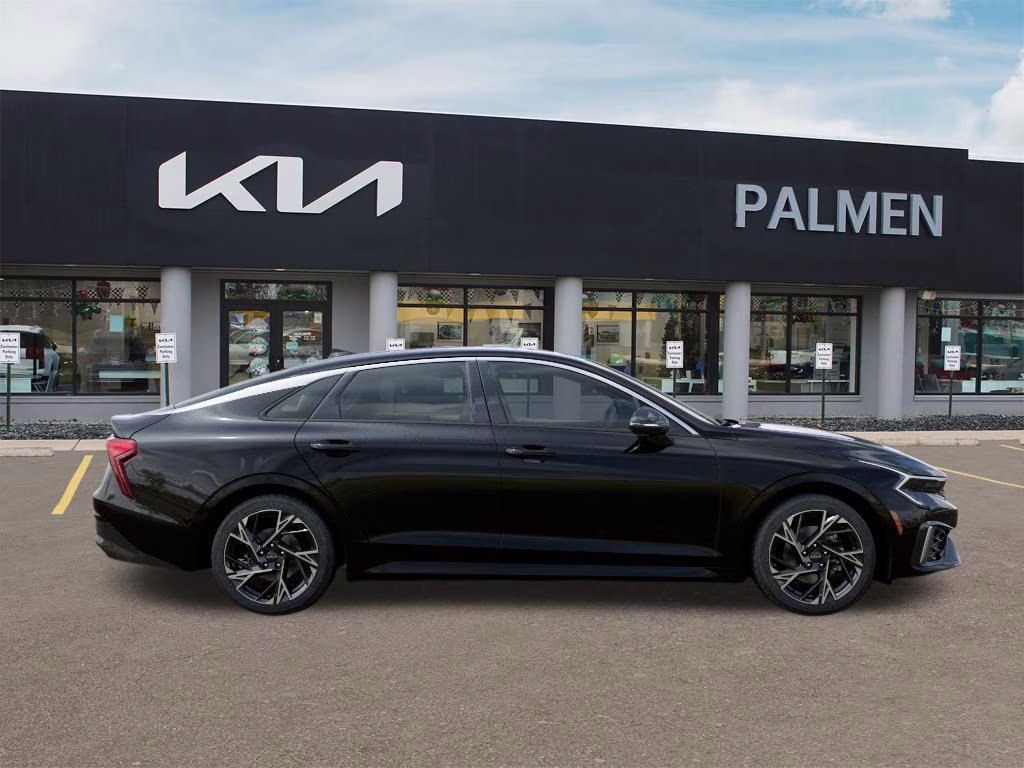 2026 Aurora Black Pearl Kia K5 GT-Line AWD Sedan