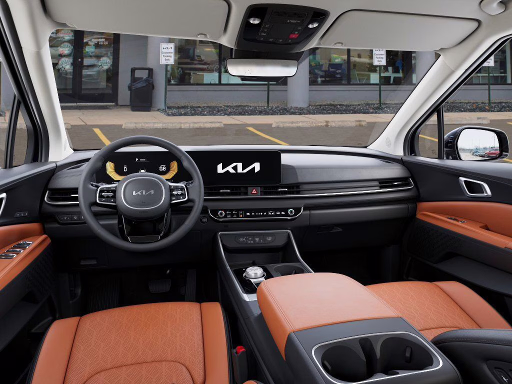 2026 Deep Chroma Blue Kia Carnival Hybrid EX FWD Van