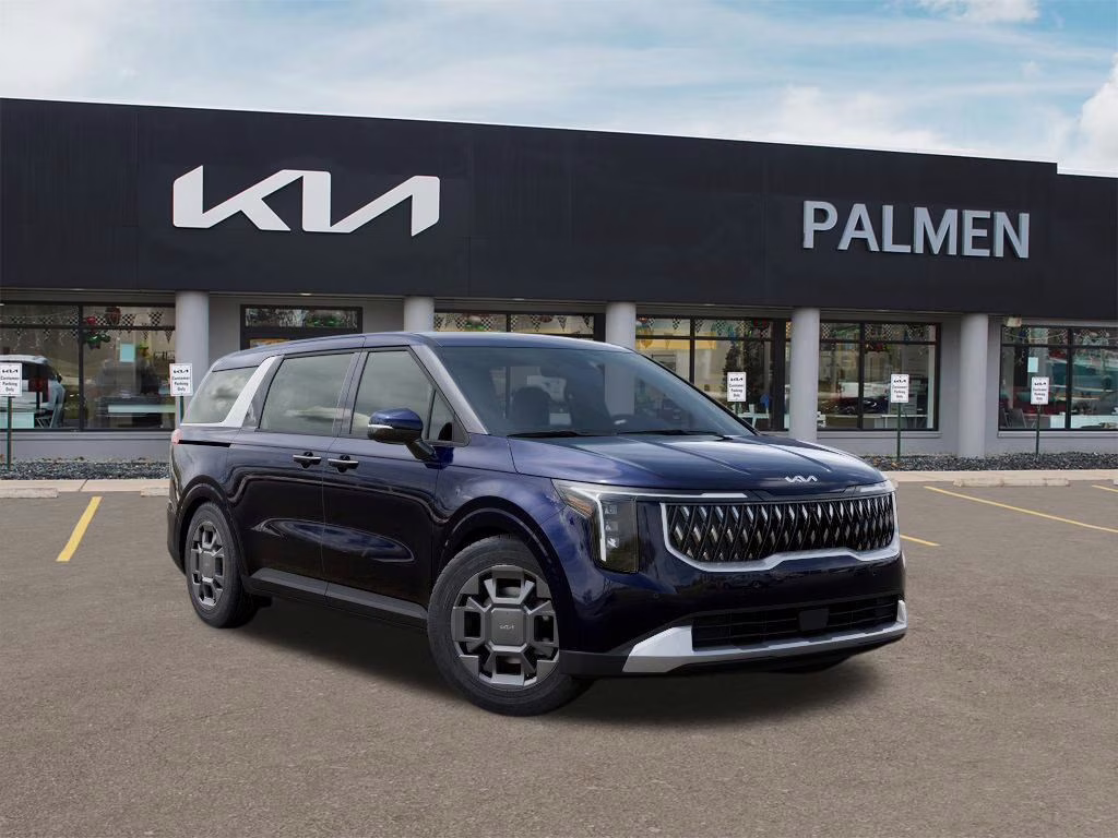 2026 Deep Chroma Blue Kia Carnival Hybrid EX FWD Van