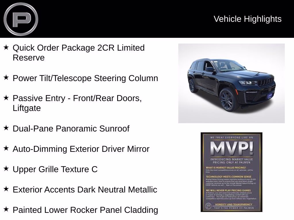 2026 Diamond Black Crystal Pearlcoat Jeep Grand Cherokee Limited 4X4 SUV