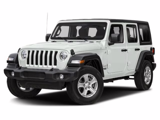 2020 Bright White Clearcoat Jeep Wrangler Unlimited Sport S 4X4 SUV