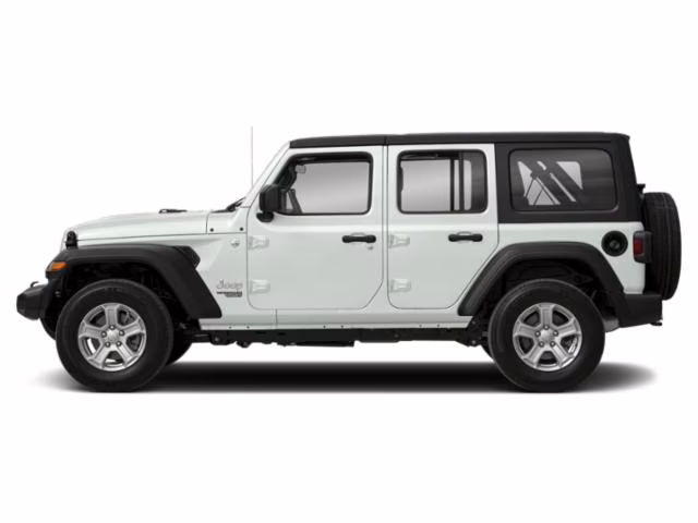 2020 Bright White Clearcoat Jeep Wrangler Unlimited Sport S 4X4 SUV