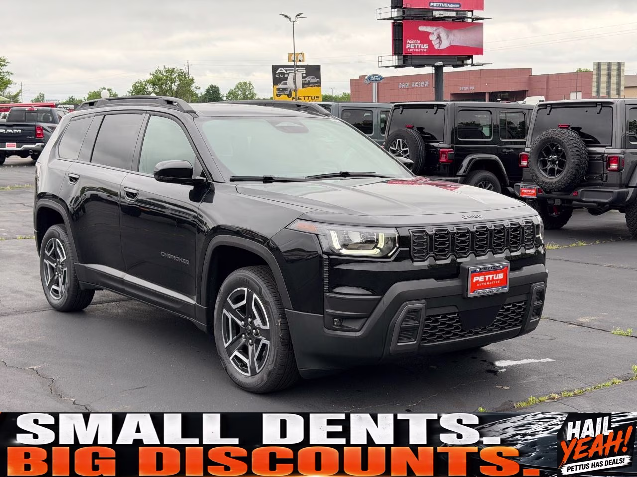 2026 Diamond Black Crystal Pearlcoat Jeep Cherokee Limited 4X4 SUV