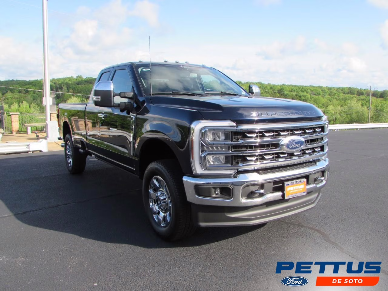 2024 Antimatter Blue Metallic Ford Super Duty F-350 SRW 4WD SuperCab Box 4X4 Truck