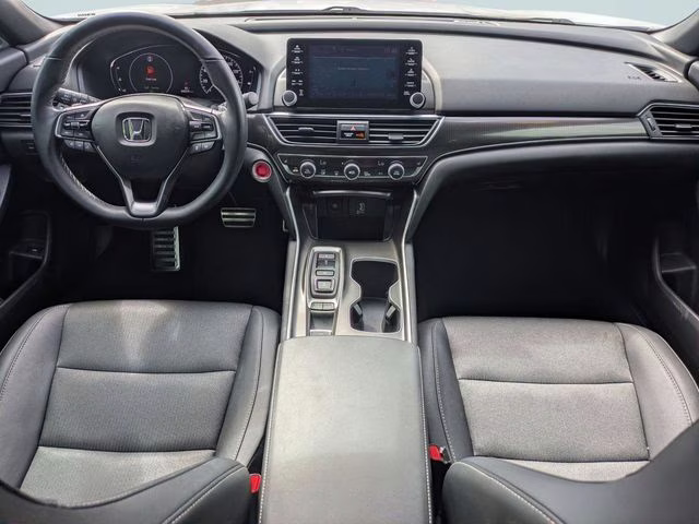 2020 White Honda Accord Sport 2.0T FWD Sedan