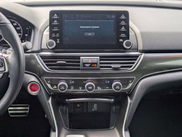 2020 White Honda Accord Sport 2.0T FWD Sedan