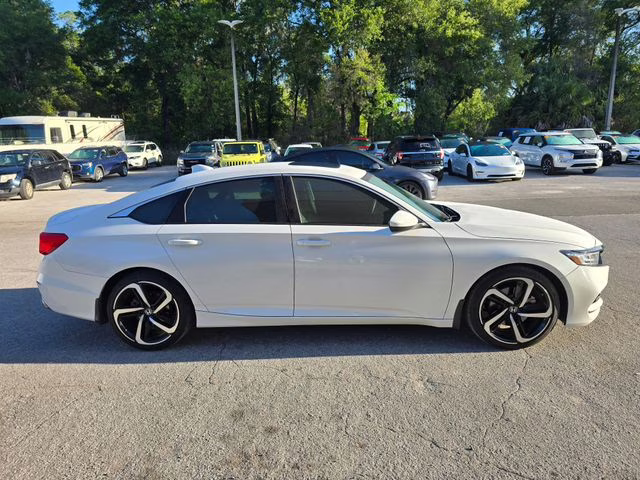 2020 White Honda Accord Sport 2.0T FWD Sedan
