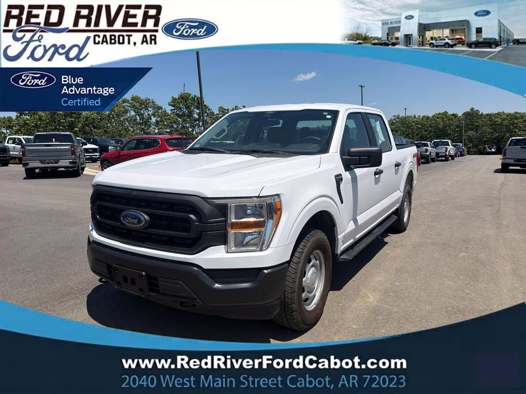 2022 Oxford White Ford F-150 XL 4X4 Truck