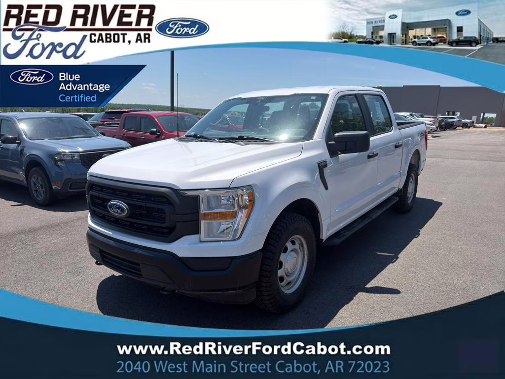 2021 Oxford White Ford F-150 XL 4X4 Truck
