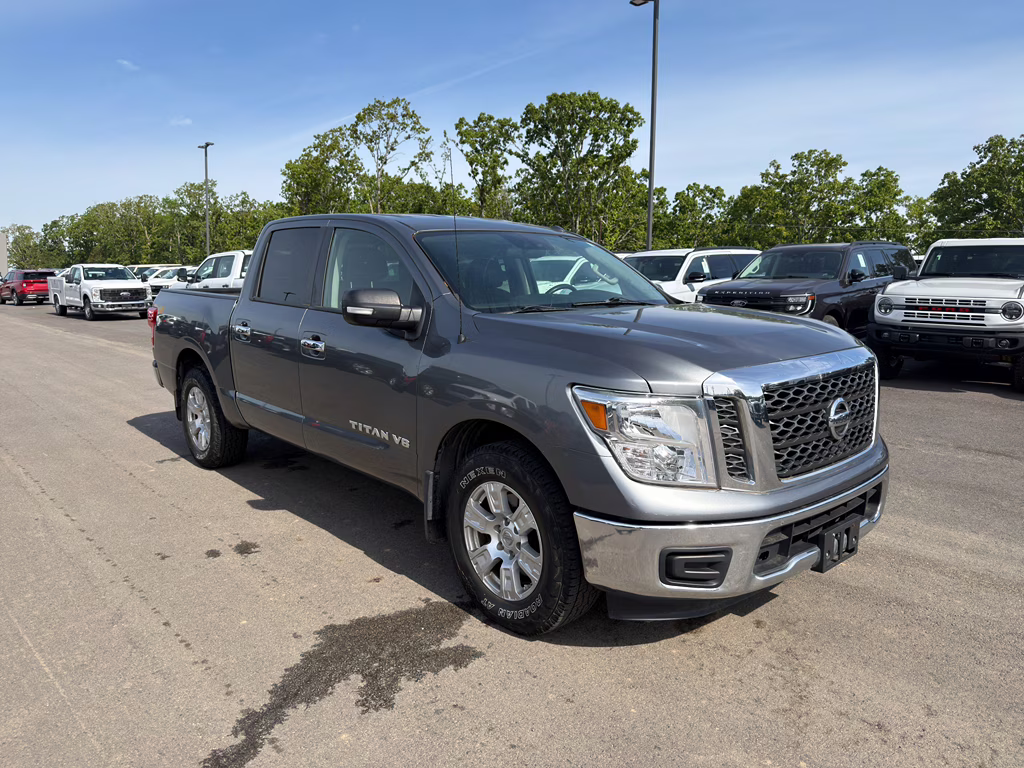 2018 Gun Metallic Nissan Titan SV RWD Truck