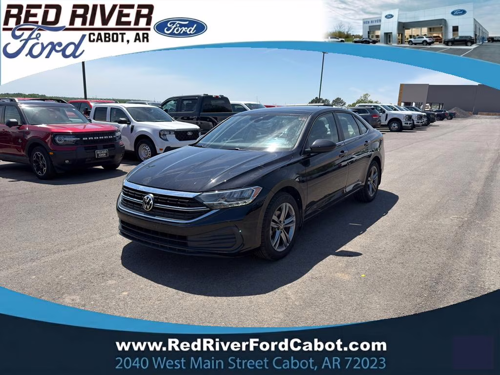 2024 Deep Black Pearl Volkswagen Jetta SE FWD Sedan