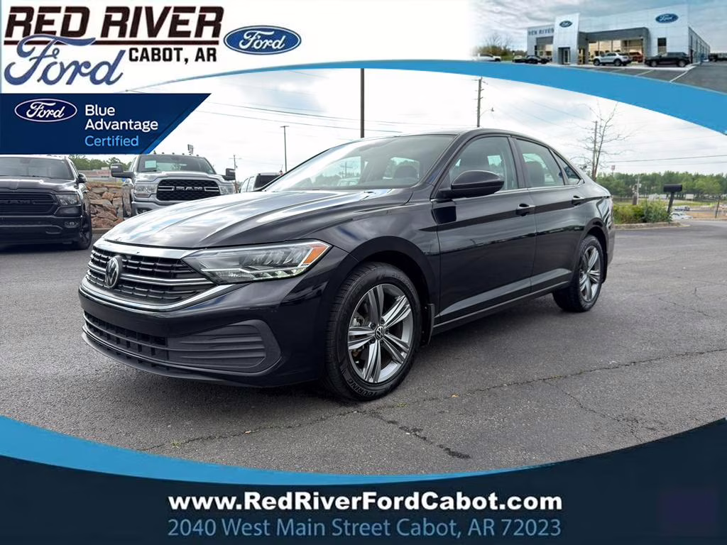 2024 Deep Black Pearl Volkswagen Jetta SE FWD Sedan