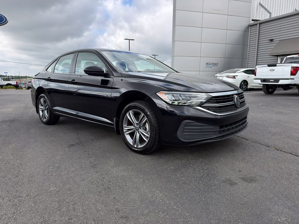 2024 Deep Black Pearl Volkswagen Jetta SE FWD Sedan