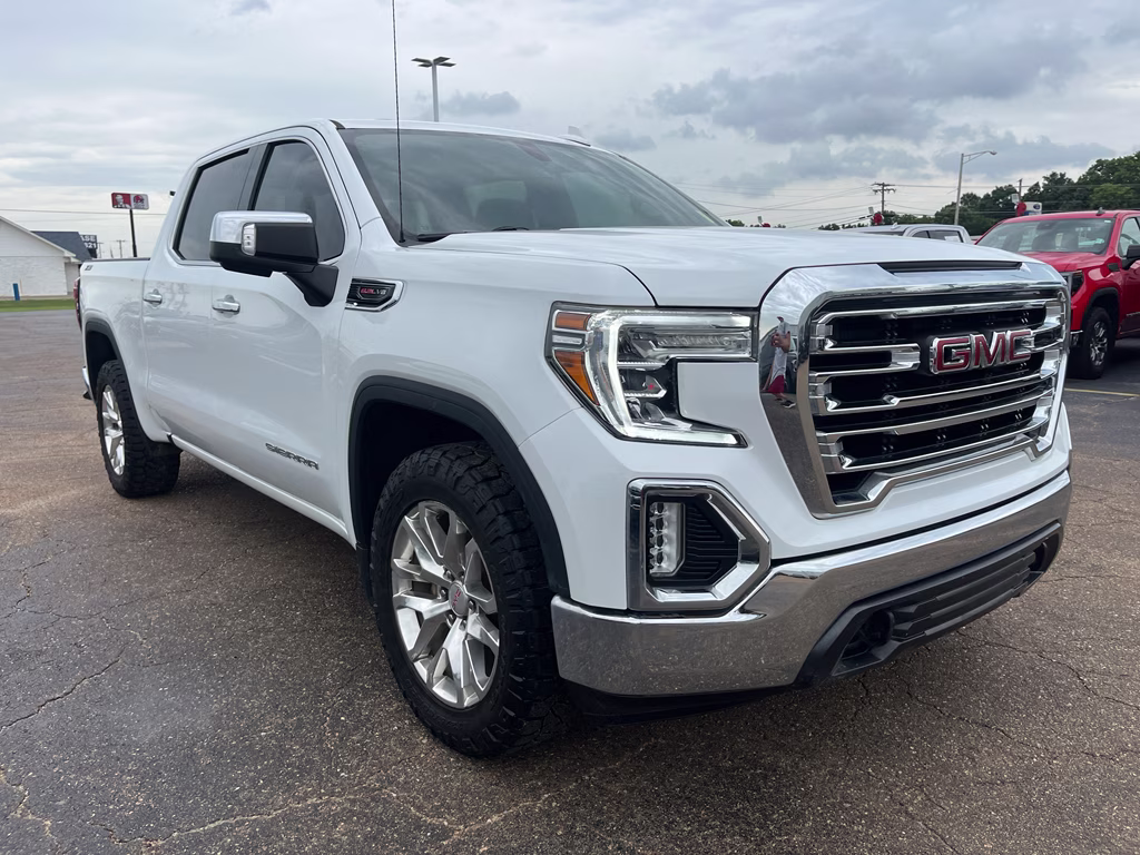 2021 Summit White GMC Sierra SLT 4X4 Truck