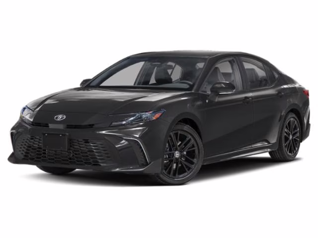 2025 Midnight Black Metallic Toyota Camry SE FWD Sedan