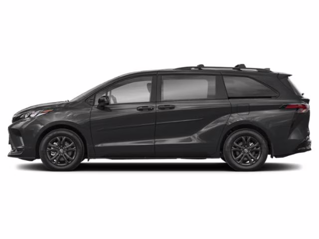 2026 Midnight Black Metallic Toyota Sienna XSE FWD Van