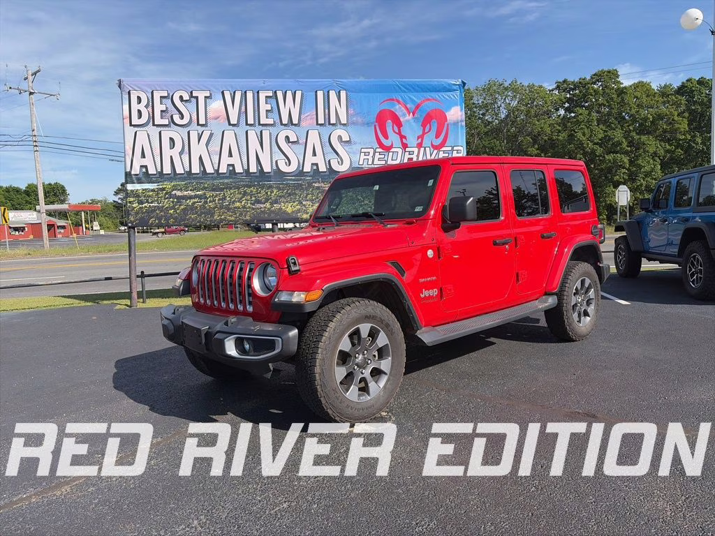 2019 Firecracker Red Clearcoat Jeep Wrangler Unlimited Sahara 4X4 SUV