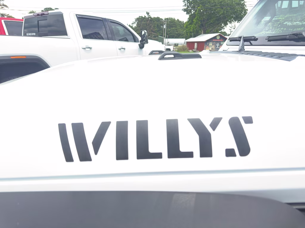 2024 Bright White Clearcoat Jeep Wrangler Willys 4X4 SUV