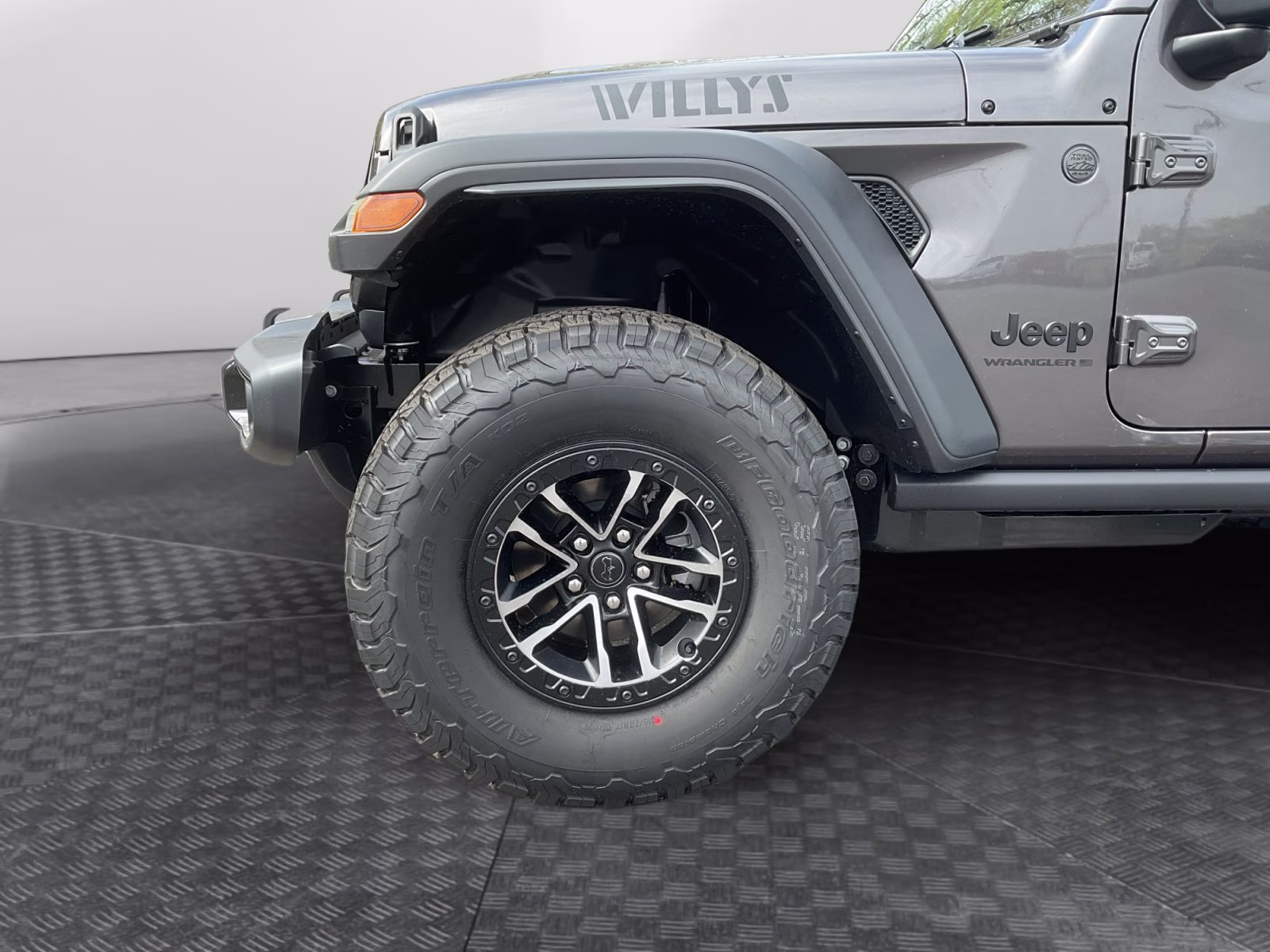 2026 Granite Crystal Metallic Clearcoat Jeep Wrangler Willys 4X4 SUV