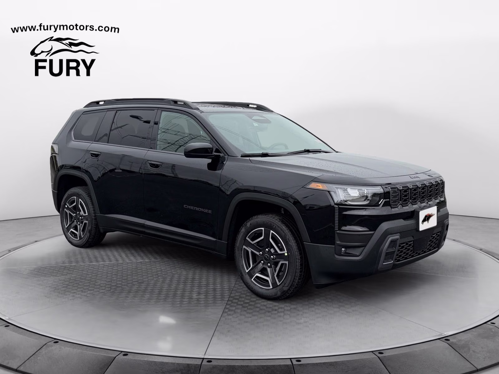 2026 Diamond Black Crystal Pearlcoat Jeep Cherokee Laredo 4X4 SUV